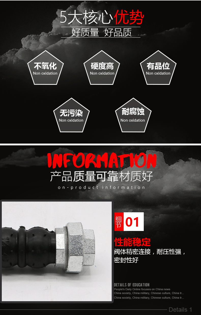 鴨嘴閥|橡膠接頭|鋁模定位塊|防水套管|伸縮器|補償器|傳力接頭|防水翼環(huán) 橡膠加厚高壓活接 內(nèi)螺紋絲扣橡膠軟接頭 絲口連接可曲撓橡膠軟接